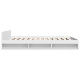 Berkfield Home Bed Frame with Drawers without Mattress White 140x190 cm - thumbnail 5