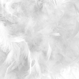 Happy Homewares Feather Pendant Light Shade with Transparent Acrylic Droplets in White - thumbnail 3