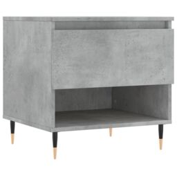 Berkfield Home Coffee Tables 2 pcs Concrete Grey 50x46x50 cm Engineered Wood - Size: 50 x 46 x 50 cm - thumbnail 5