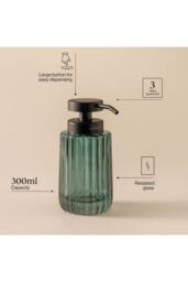 Cosmic Soap dispenser, 300ml, Resistant Glass, Grey, Lido Collection in Grey - thumbnail 3