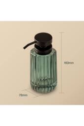 Cosmic Soap dispenser, 300ml, Resistant Glass, Grey, Lido Collection in Grey - thumbnail 4