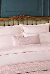Ted Baker 'TB Plain Dye' Cotton Sateen Flat Sheet in Pink - Size: Super King - thumbnail 3