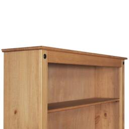 NESTLUNE Sideboard Hutch Top Small Buffet Dresser Solid Mexican Wood in Brown - Size: 100 cm x 15 cm - thumbnail 5