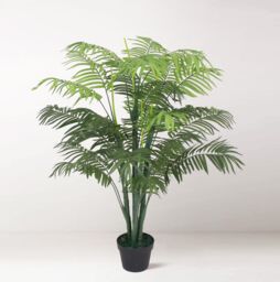 Tradala Trees Lush Artificial Tree Large Palm in Plant Pot in Dark Green - Size: 5ft - thumbnail 2