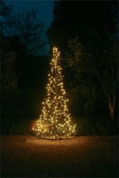 Xmas Haus All surface 1.8m 480 Warm White Led Tree - 10% Twinkle in Black - Size: 1 Pack