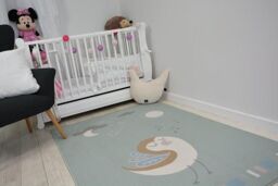 RugsX Loko Rug in Green - Size: 120 cm x 170 cm - thumbnail 2