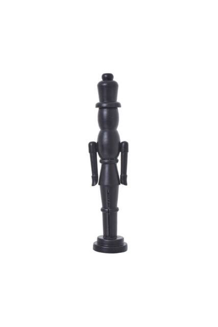 KDMD Minimalist Black Wooden Nutcracker Ornament for Holiday Decor - image 1