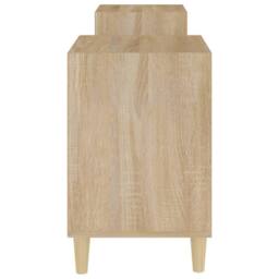 Berkfield Home TV Cabinet Sonoma Oak 160x35x55 cm Engineered Wood in Light Oak - Size: 160 x 35 x 55 cm - thumbnail 8