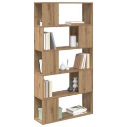 Berkfield Home TV Stand Artisan Oak Chipboard 80 x 24 x 155 cm TV Stand in Brown