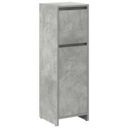 Berkfield Home 4 Piece Bathroom Furniture Set Concrete Grey Engineered Wood - thumbnail 6
