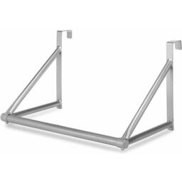 NESTLUNE Clothes Rail Drying Rack Organiser Rod in Silver - thumbnail 1