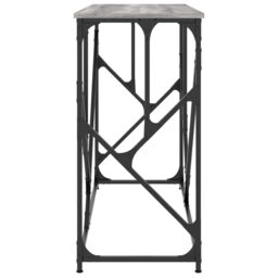 Berkfield Home Console Table Grey Sonoma 100x40x80 cm Engineered Wood - Size: 100 x 40 x 80 cm - thumbnail 5