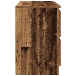 Berkfield Home TV Cabinet Old Wood 80x35x54 cm Engineered Wood in Brown - Size: 80 x 35 x 54 cm - thumbnail 7