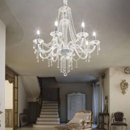 Netlighting Amadeus 8 Light Pendant Light Trasparent E14 in Clear - thumbnail 2
