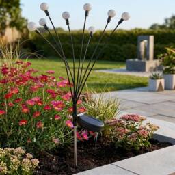Garden Greatness 8-Stem GloGlobes Swaying Solar Stake Light - Size: 1 Pack - thumbnail 2