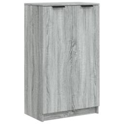 Berkfield Home Shoe Cabinet Grey Sonoma 59x35x100 cm Engineered Wood - Size: 59 x 35 x 100 cm - thumbnail 1