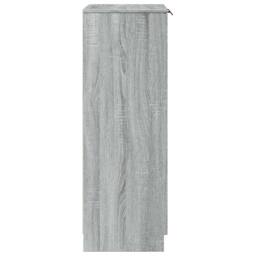Berkfield Home Shoe Cabinet Grey Sonoma 59x35x100 cm Engineered Wood - Size: 59 x 35 x 100 cm - thumbnail 5