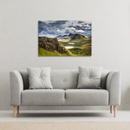 Benjamin Tate Design Highland, Scotland (Canvas Print) / 152 x 101 x 4cm in Natural - Size: 152 x 101 x 4 cm - thumbnail 1