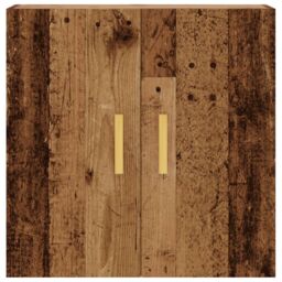 Berkfield Home Wall Cabinet Old Wood 60x31x60 cm Engineered Wood in Brown - Size: 60 x 31 x 60 cm - thumbnail 4