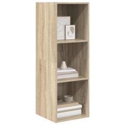 Berkfield Home Wall-mounted TV Cabinet Sonoma Oak 37x37x107 cm Engineered Wood in Light Brown - Size: 37 x 37 x 107 cm - thumbnail 6