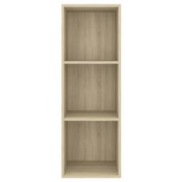 Berkfield Home Wall-mounted TV Cabinet Sonoma Oak 37x37x107 cm Engineered Wood in Light Brown - Size: 37 x 37 x 107 cm - thumbnail 4