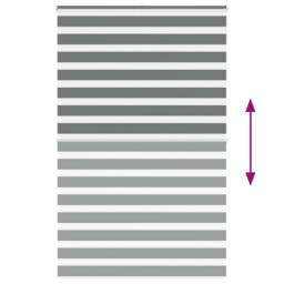 Berkfield Home Elegant Zebra Blind Dark Grey 145x200 cm Fabric Width 140.9 cm Po - thumbnail 5