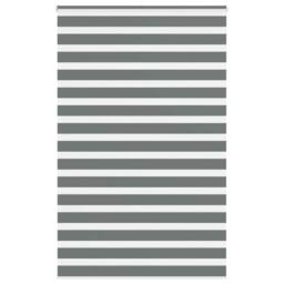 Berkfield Home Elegant Zebra Blind Dark Grey 145x200 cm Fabric Width 140.9 cm Po - thumbnail 2