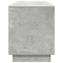 Berkfield Home TV Cabinet with LED Lights Concrete Grey 160.5x41x50 cm - thumbnail 8