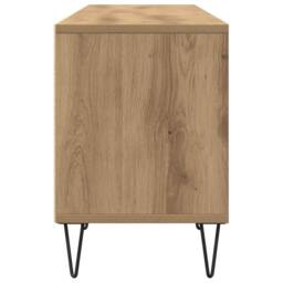 Berkfield Home TV Cabinet Artisan Oak 150x30x44.5 cm Engineered Wood in Brown - thumbnail 6