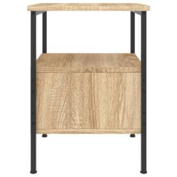 Berkfield Home Bedside Cabinet Sonoma Oak 34x36x50 cm Engineered Wood in Brown - Size: 34 x 36 x 50 cm - thumbnail 7