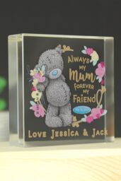 Personalised Memento Company Women's Personalised Me To You Forever My Friend Crystal Token in Clear - thumbnail 4
