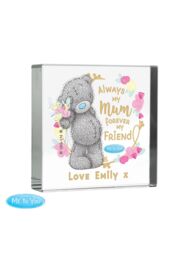 Personalised Memento Company Women's Personalised Me To You Forever My Friend Crystal Token in Clear - thumbnail 1