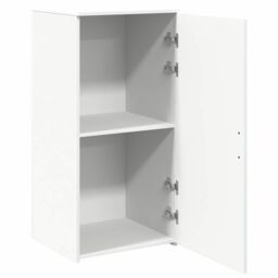 Berkfield Home Storage Cabinet White 50x45x103.5 cm Engineered Wood - thumbnail 4