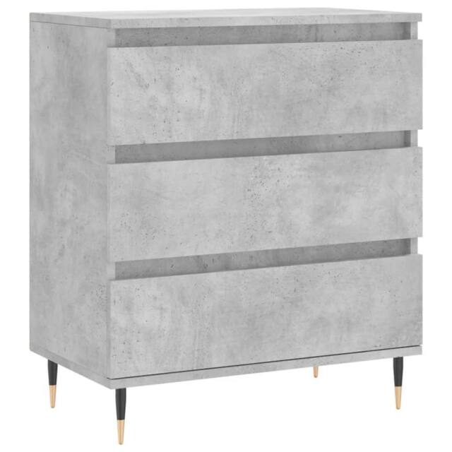 Berkfield Home Sideboard Concrete Grey 60x35x70 cm Engineered Wood - Size: 60 x 35 x 70 cm - image 1