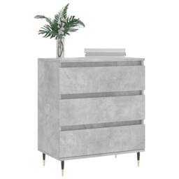 Berkfield Home Sideboard Concrete Grey 60x35x70 cm Engineered Wood - Size: 60 x 35 x 70 cm - thumbnail 3
