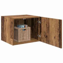 Berkfield Home Wall Cabinet Old wood 50 x 42.5 x 40 cm Engineered wood in Brown - thumbnail 3