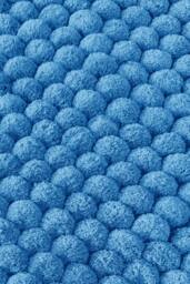 Allure Bath Fashions Bobbi Giant Bobble Bath Mat in Blue - thumbnail 3