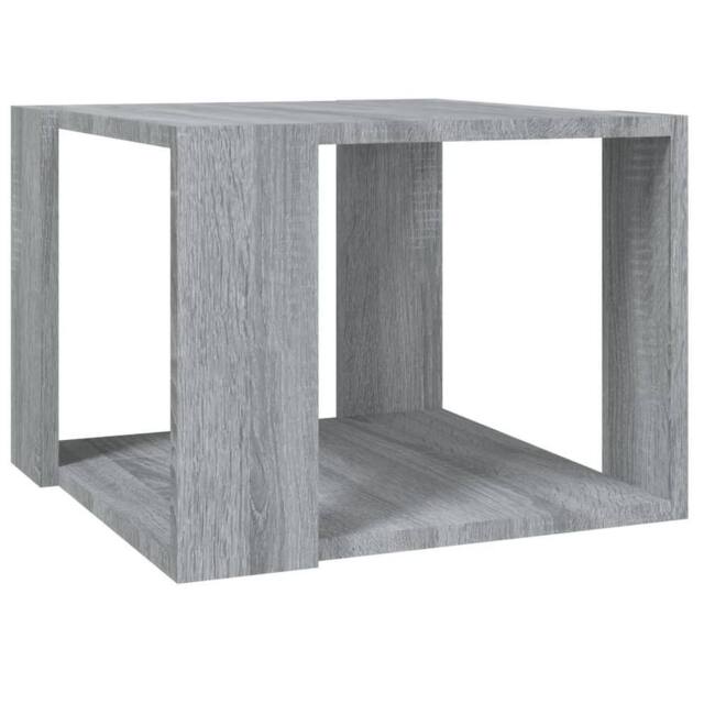Berkfield Home Coffee Table Grey Sonoma 40x40x30 cm Engineered Wood - Size: 40 x 40 x 30 cm - image 1