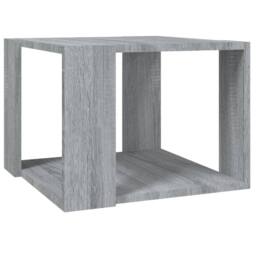 Berkfield Home Coffee Table Grey Sonoma 40x40x30 cm Engineered Wood - Size: 40 x 40 x 30 cm - thumbnail 1