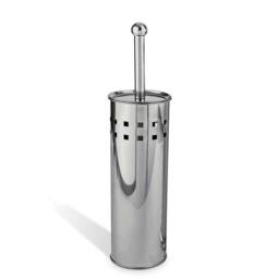 EONLION SILVER STAINLESS STEEL BATHROOM BIN SET - Size: 100 cm - thumbnail 2