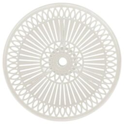 Berkfield Home Garden Table White 62x62x65 cm Cast Aluminium - Size: 62 x 62 x 65 cm - thumbnail 3