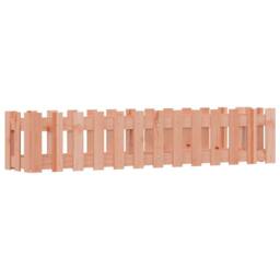 Berkfield Home Garden Raised Bed with Fence Design 150x30x30 cm Solid Wood Douglas in Light Tan - Size: 150 x 30 x 30 cm - thumbnail 4