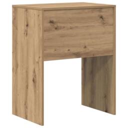 Berkfield Home Beautiful Writing Desk Artisan oak Engineered wood 60 x 40 x 76 c in Brown - thumbnail 7