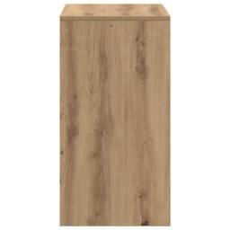 Berkfield Home Beautiful Writing Desk Artisan oak Engineered wood 60 x 40 x 76 c in Brown - thumbnail 6