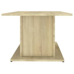 Berkfield Home Decorative Coffee Table Sonoma Oak 102x55.5x40 cm Engineered Wood in Beige - thumbnail 6