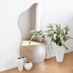 Home Garden Direct Lesina Large Frameless Pond Mirror in Full Length 170x80cm in Clear - Size: 170x80 cm - thumbnail 2