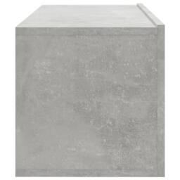 Berkfield Home Wall TV Cabinets 4 pcs Concrete Grey 100x30x30 cm - Size: 100 x 30 x 30 cm - thumbnail 6