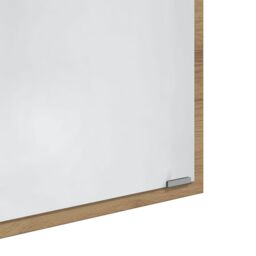 Berkfield Home Bathroom Mirror Artisan oak Engineered wood, Glass 90 x 8.5 x 37 cm in Brown - thumbnail 8