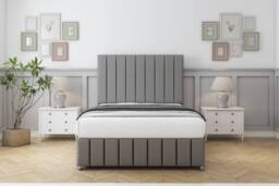 "Sloomy California Dumfries Divan Set 2 Drawers-54"" Headboard-Footboard in Bronze - Size: Single" - thumbnail 1