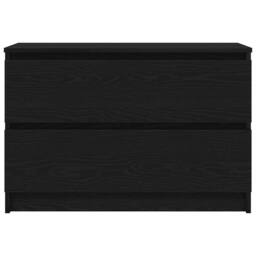 Berkfield Home TV Cabinet Black 80x35x54 cm Engineered Wood - Size: 80 x 35 x 54 cm - thumbnail 6